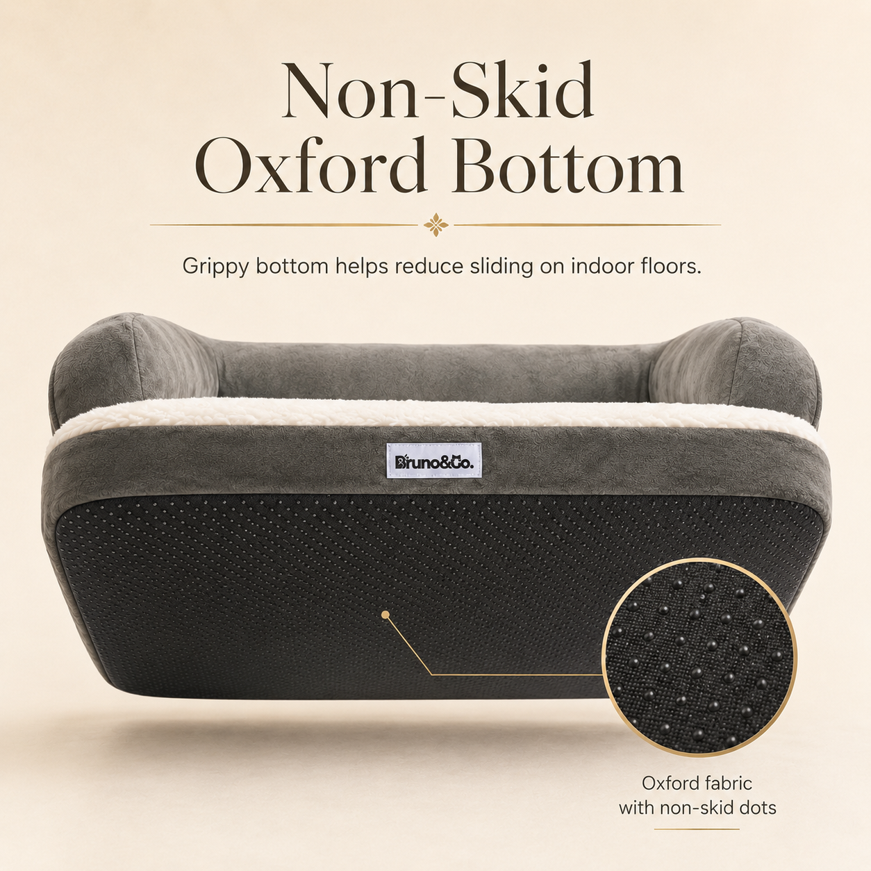Bruno Orthopedic Dog Bed — Large-Breed Puppies | CertiPUR-US® Foam, Washable